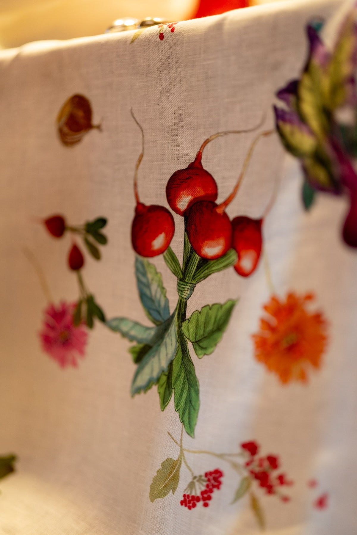 Tovaglia Hortus in lino stampato