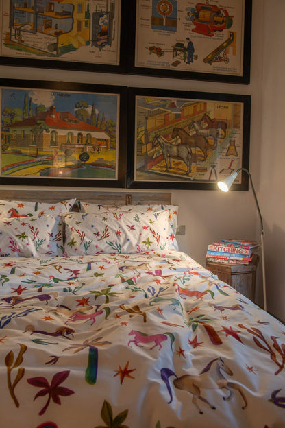 Housse de Couette Agnes en percale de coton