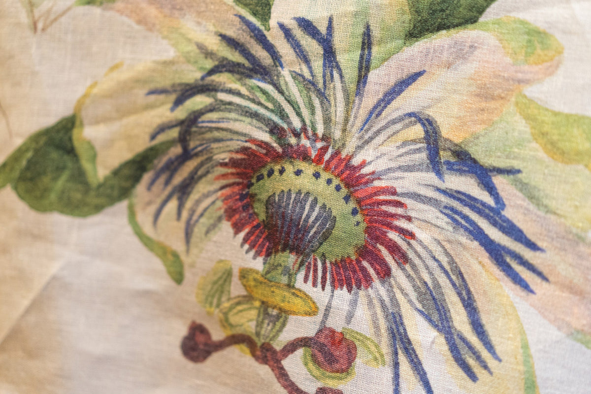 Tafelkleed Granadilla van linnen met print