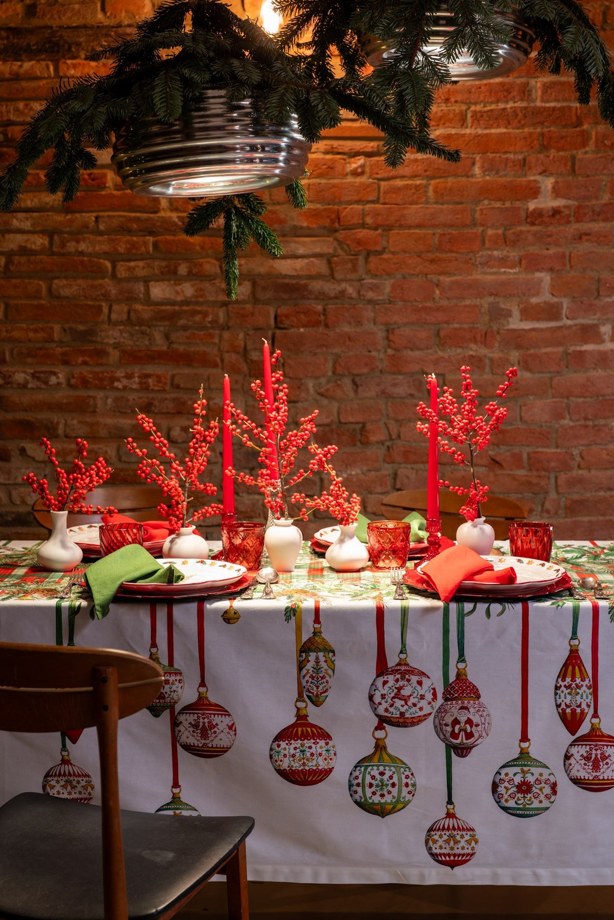 Pinoel Printed Cotton Tablecloth