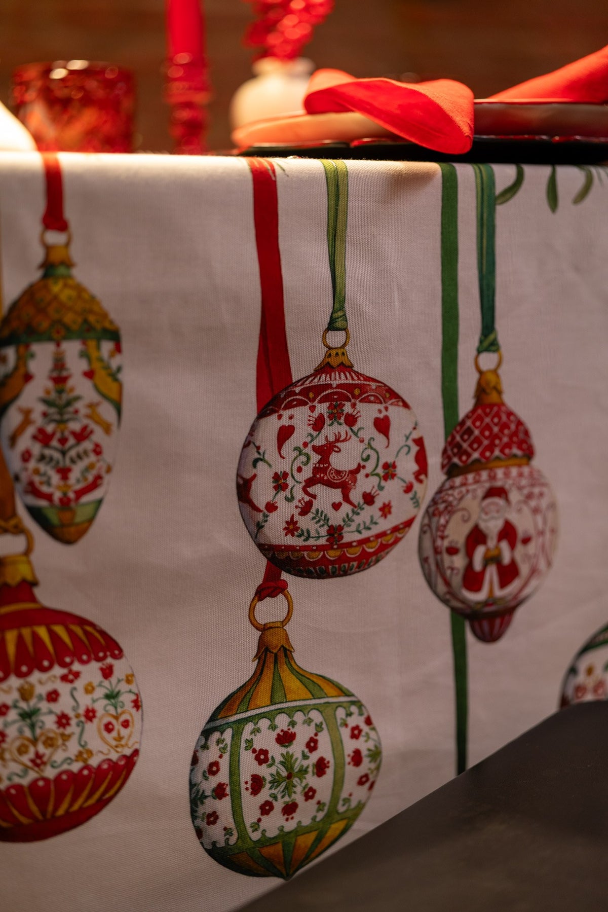 Pinoel Printed Cotton Tablecloth