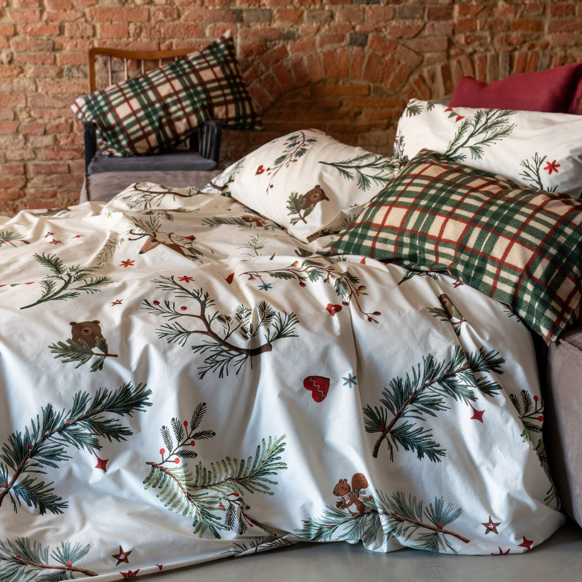 Housse de Couette Rudy en percale de coton