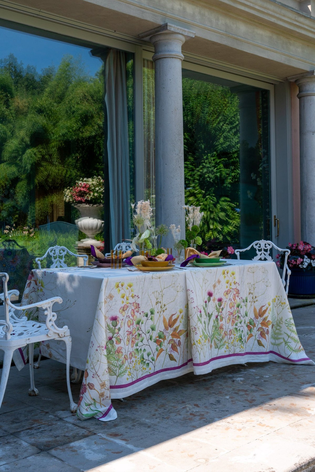 Tischdecke Selvatica (Bedrucktes Leinen)